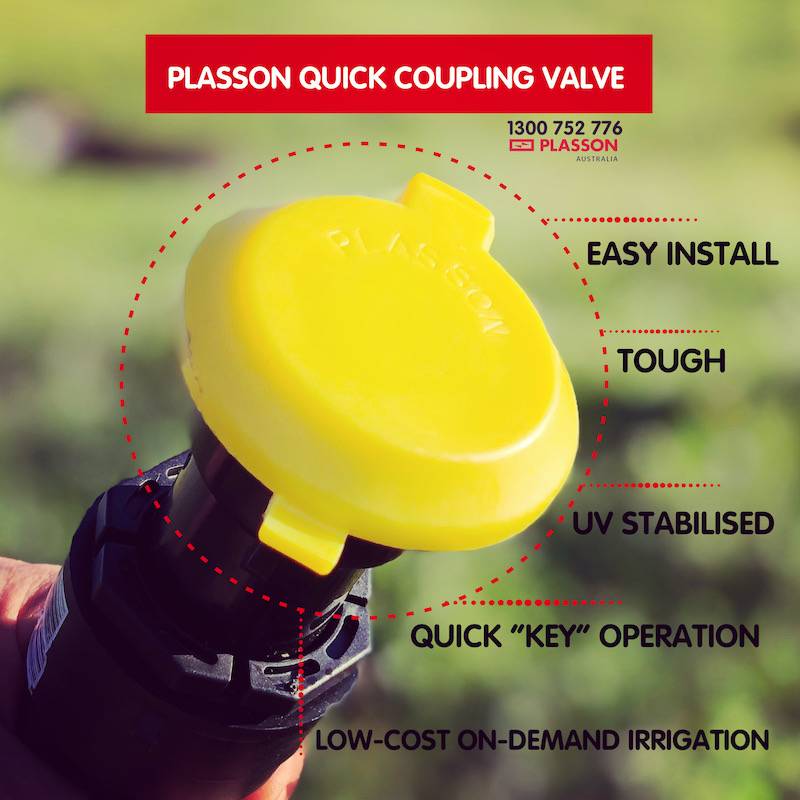 Plasson Quick Coupling Valve for cost-effective irrigation