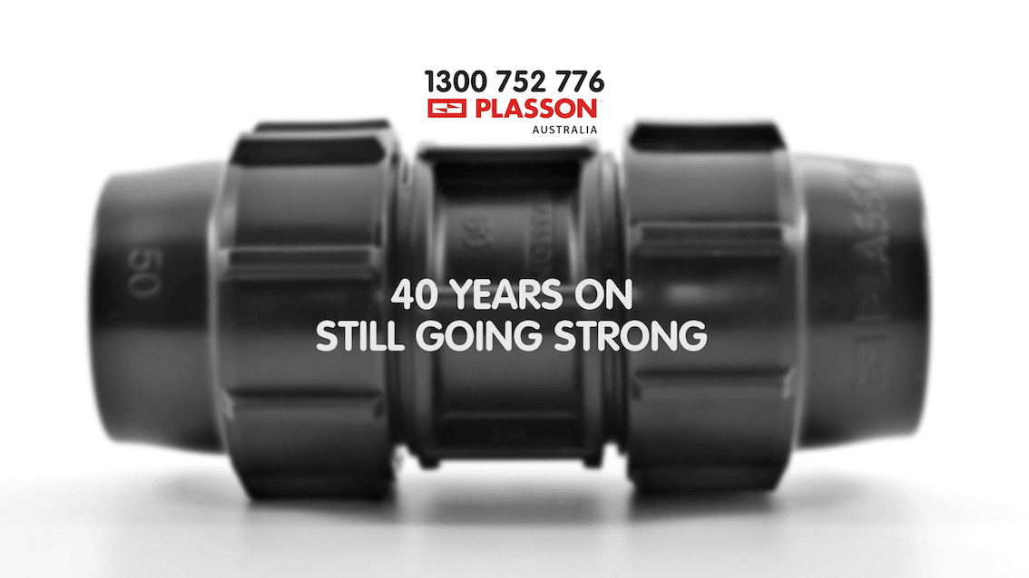 Plasson fittings have connected Australia for over 40 years