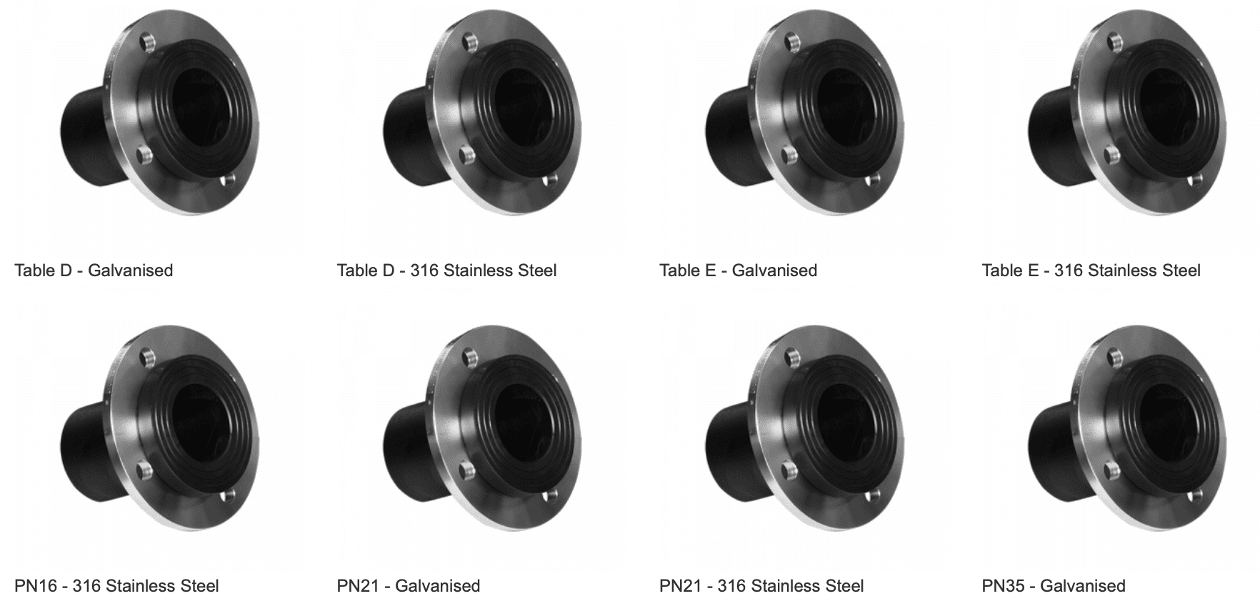 Plasson Australia SIMONA flanges for poly pipe joins